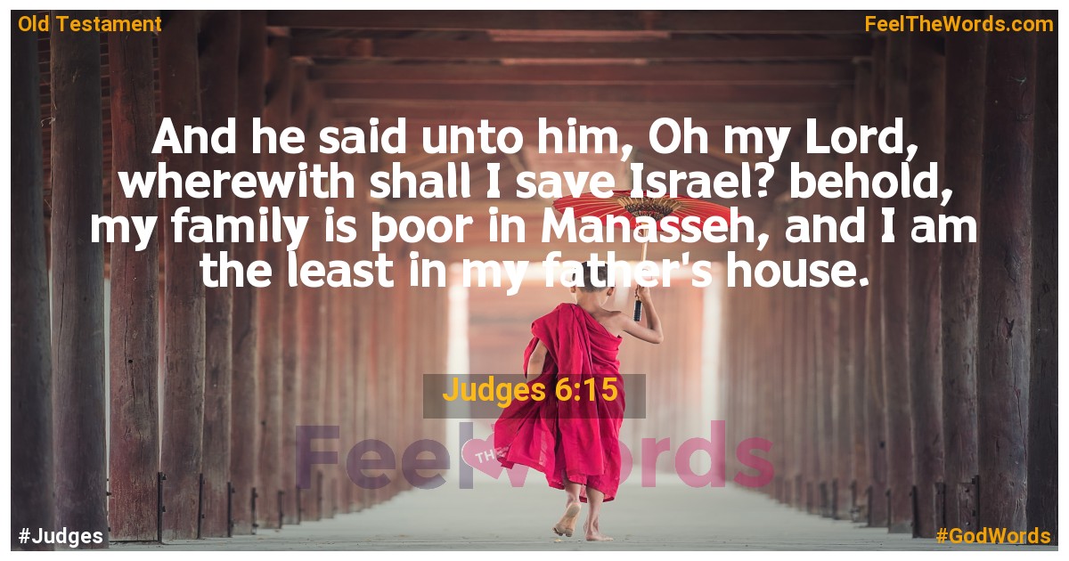Judges 6:15