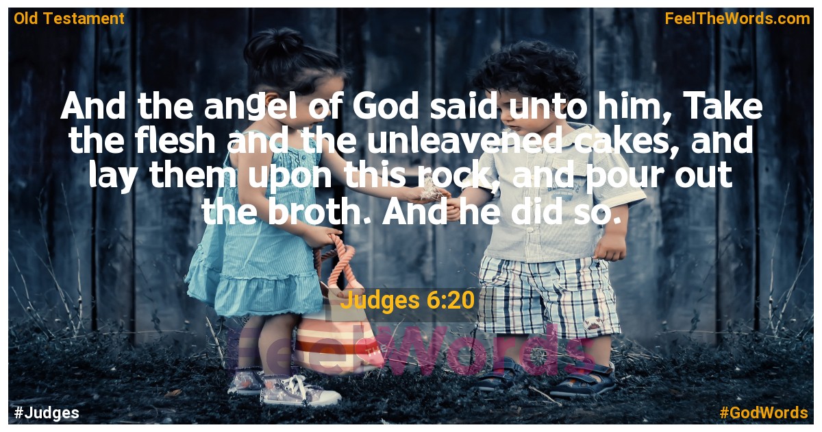 Judges 6:20