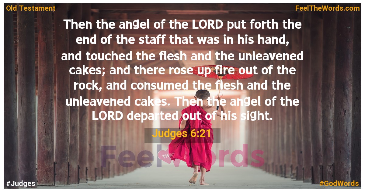 Judges 6:21
