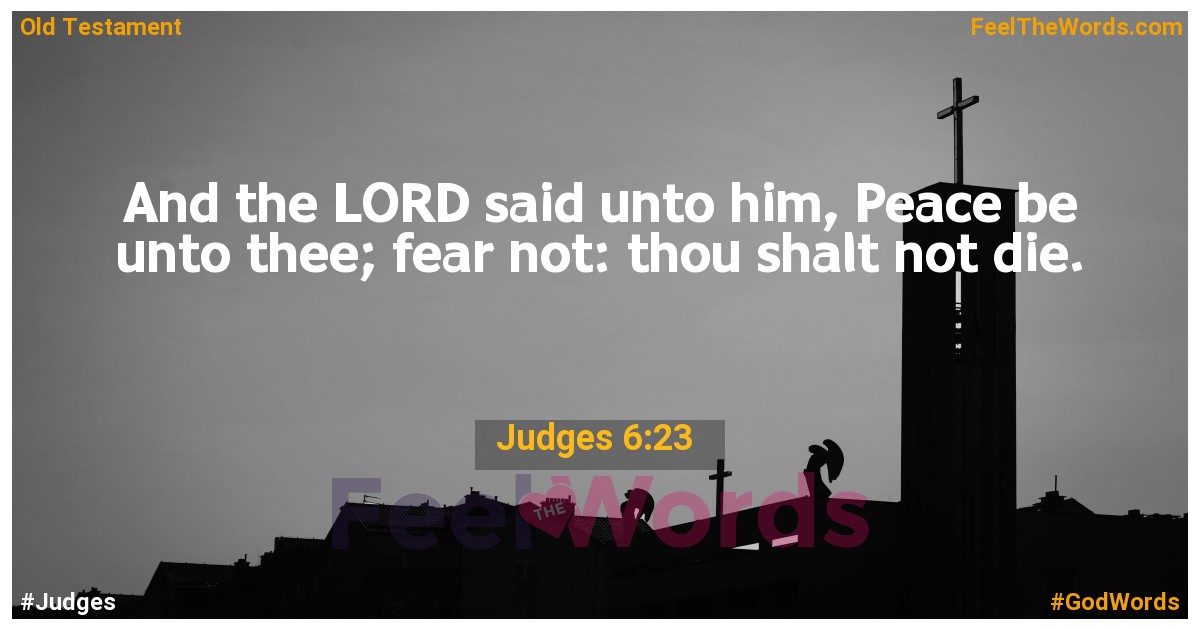 Judges 6:23