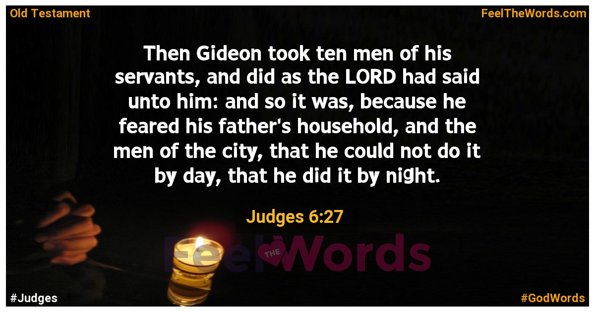 Judges 6:27