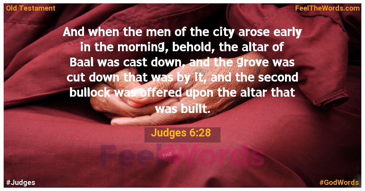 Judges 6:28