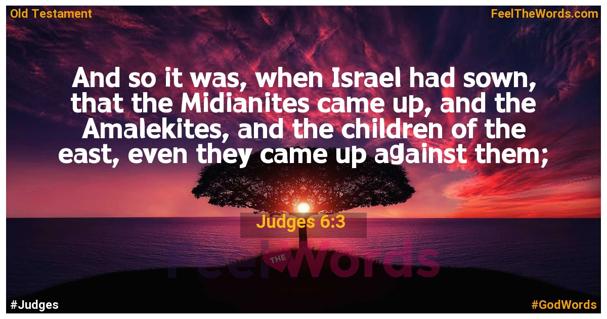 Judges 6:3