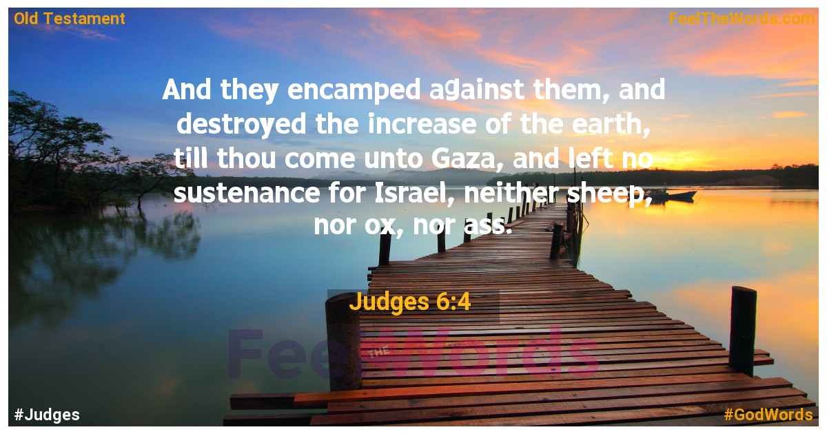 Judges 6:4