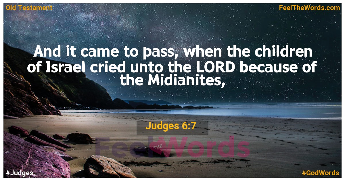 Judges 6:7