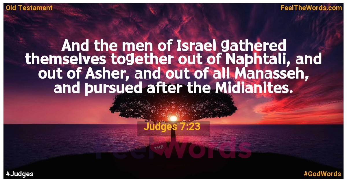 Judges 7:23