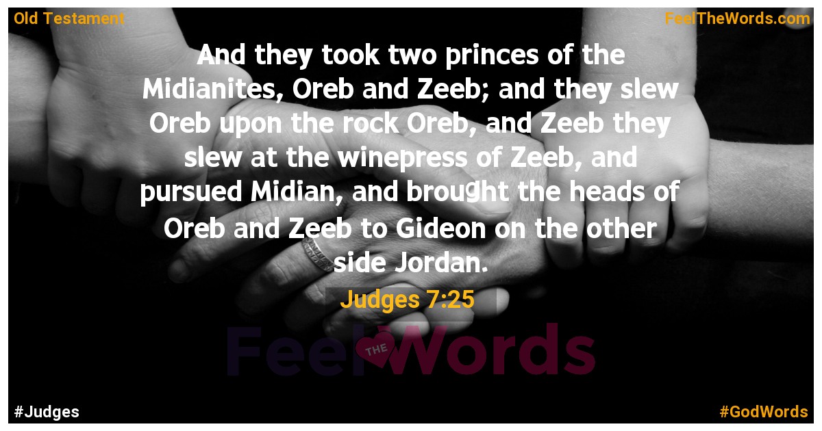Judges 7:25