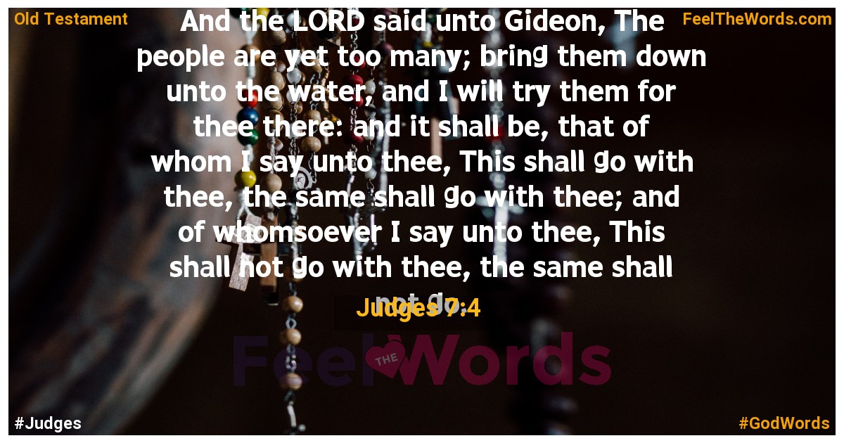 Judges 7:4