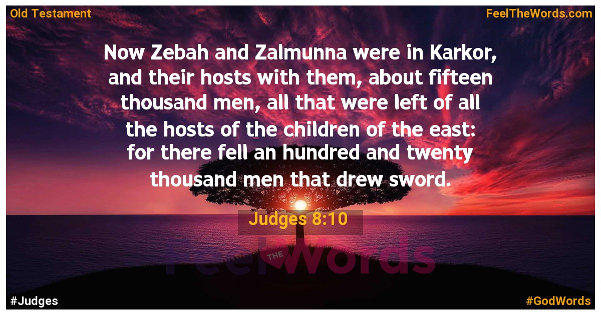 Judges 8:10