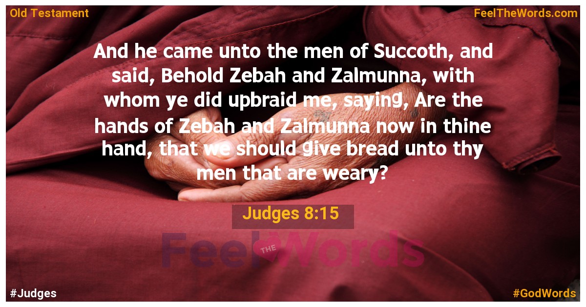 Judges 8:15
