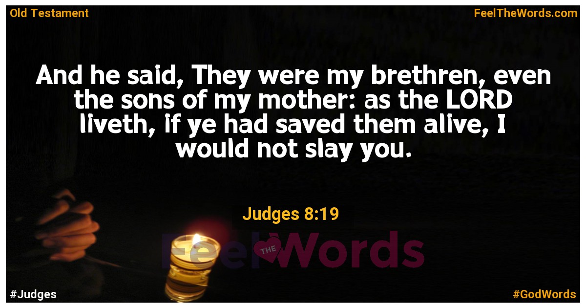 Judges 8:19