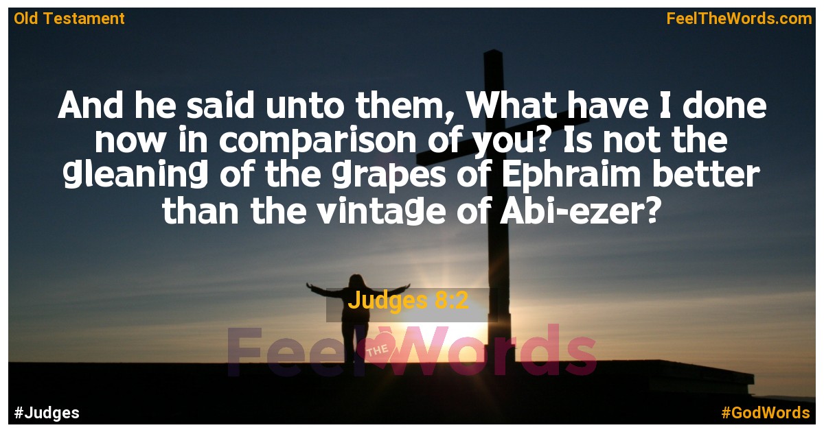 Judges 8:2