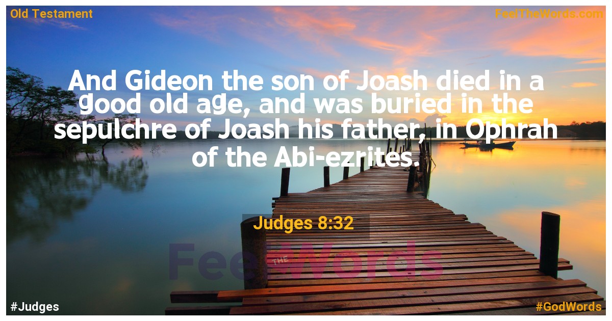 Judges 8:32
