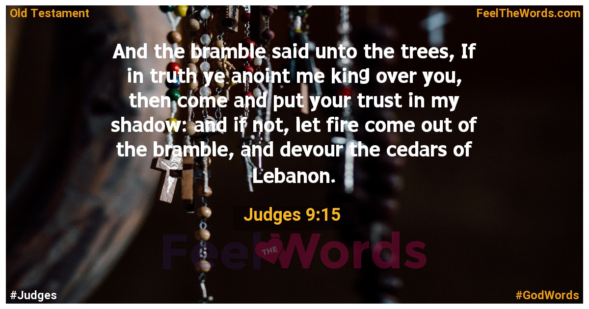 Judges 9:15