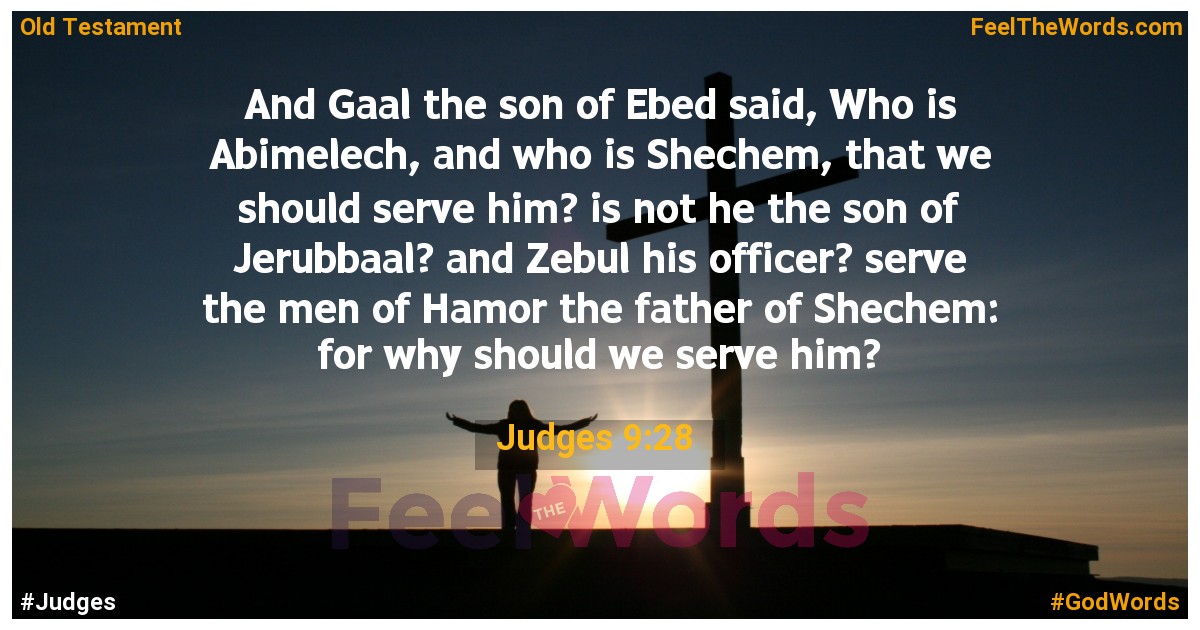 Judges 9:28