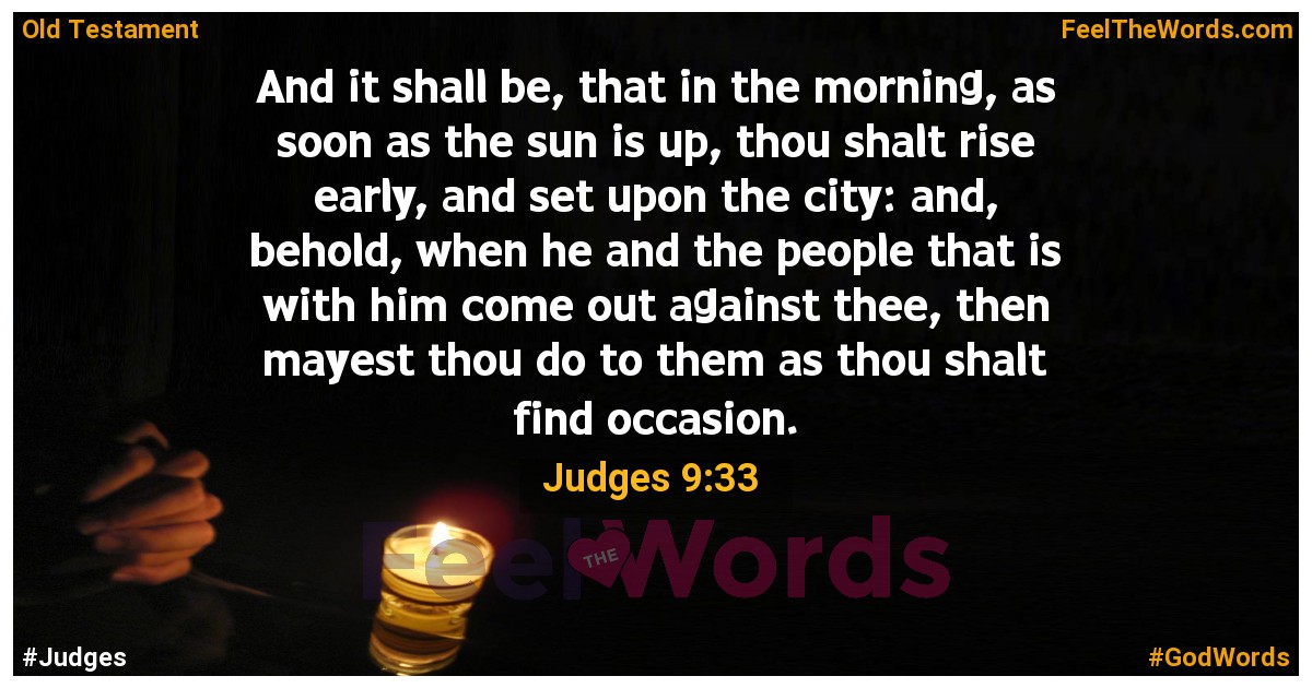 Judges 9:33
