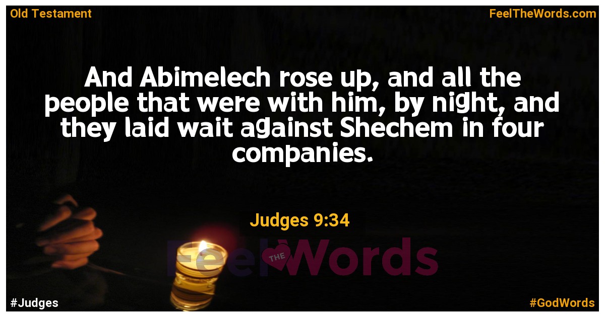 Judges 9:34