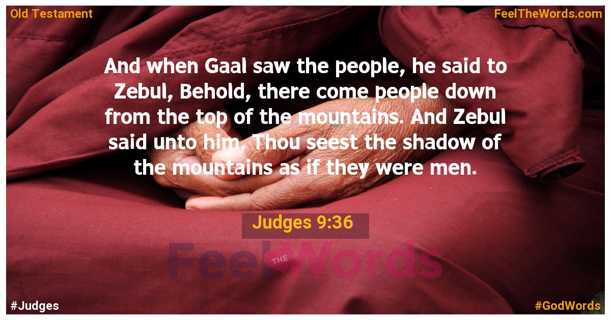 Judges 9:36