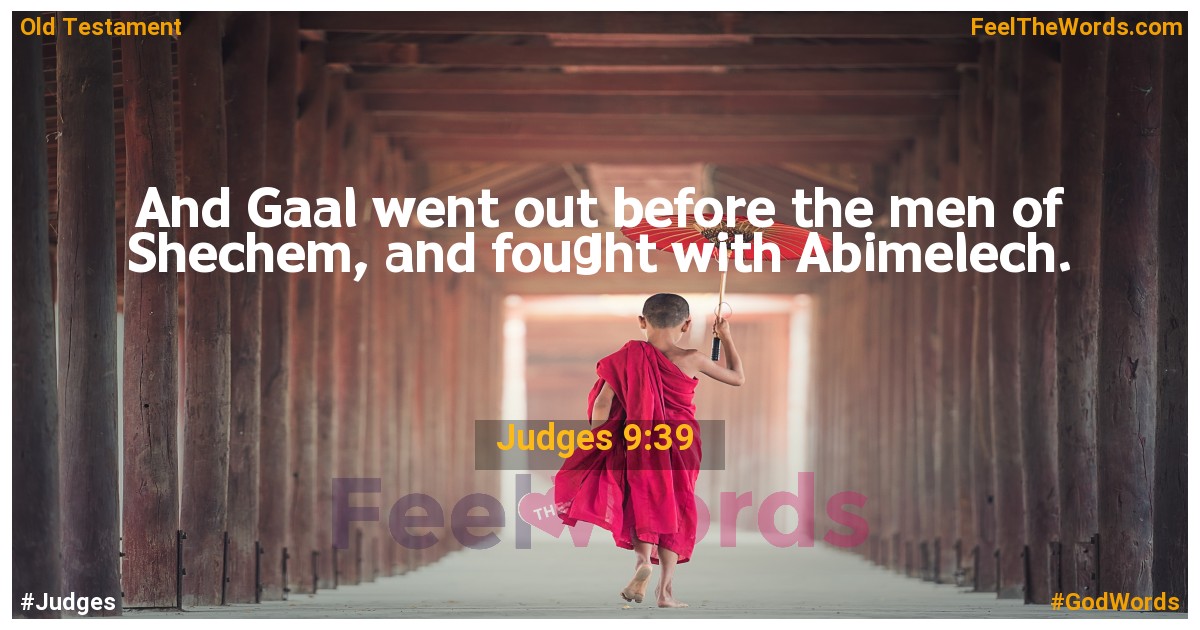 Judges 9:39