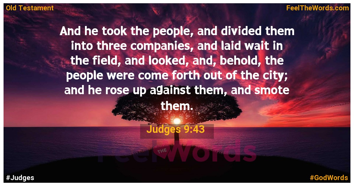 Judges 9:43
