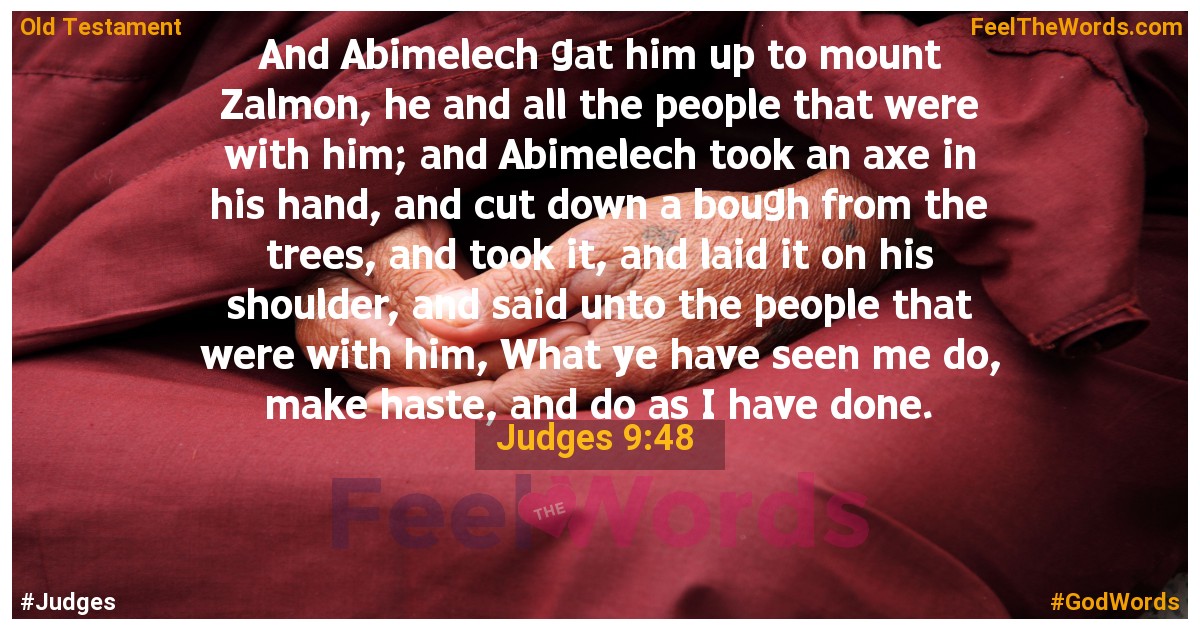 Judges 9:48