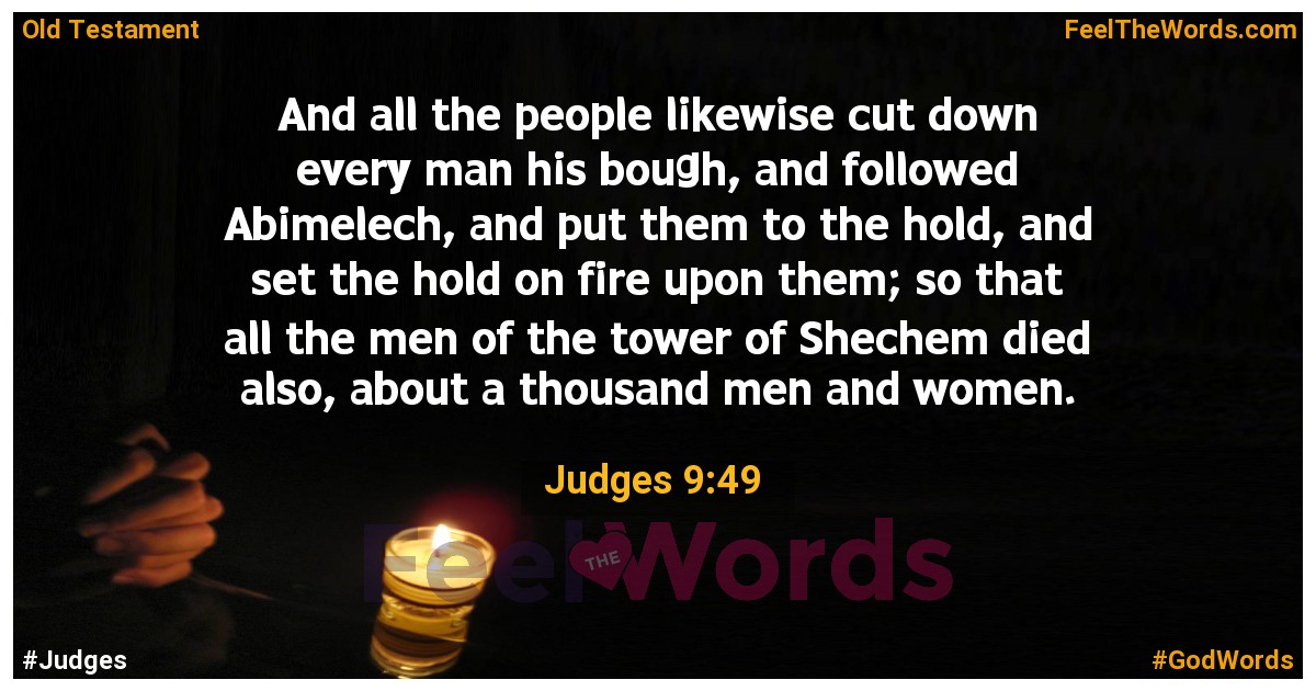 Judges 9:49