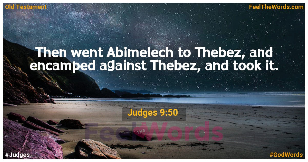 Judges 9:50