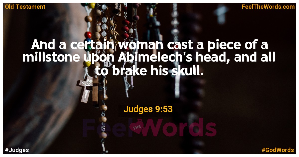 Judges 9:53
