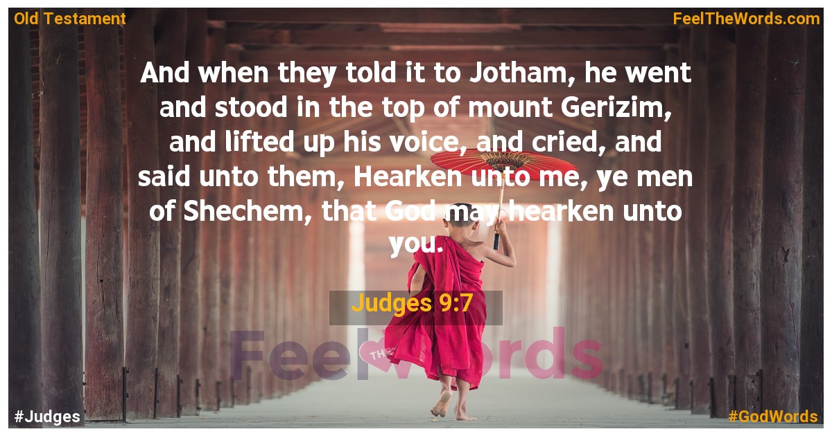 Judges 9:7