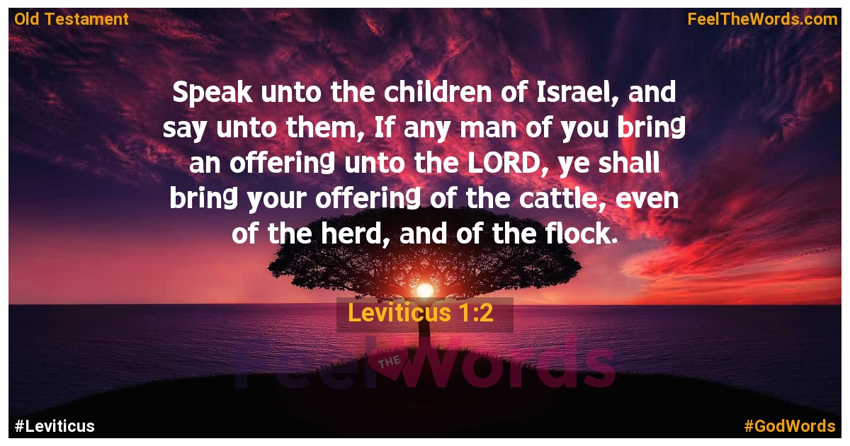 Leviticus 1:2