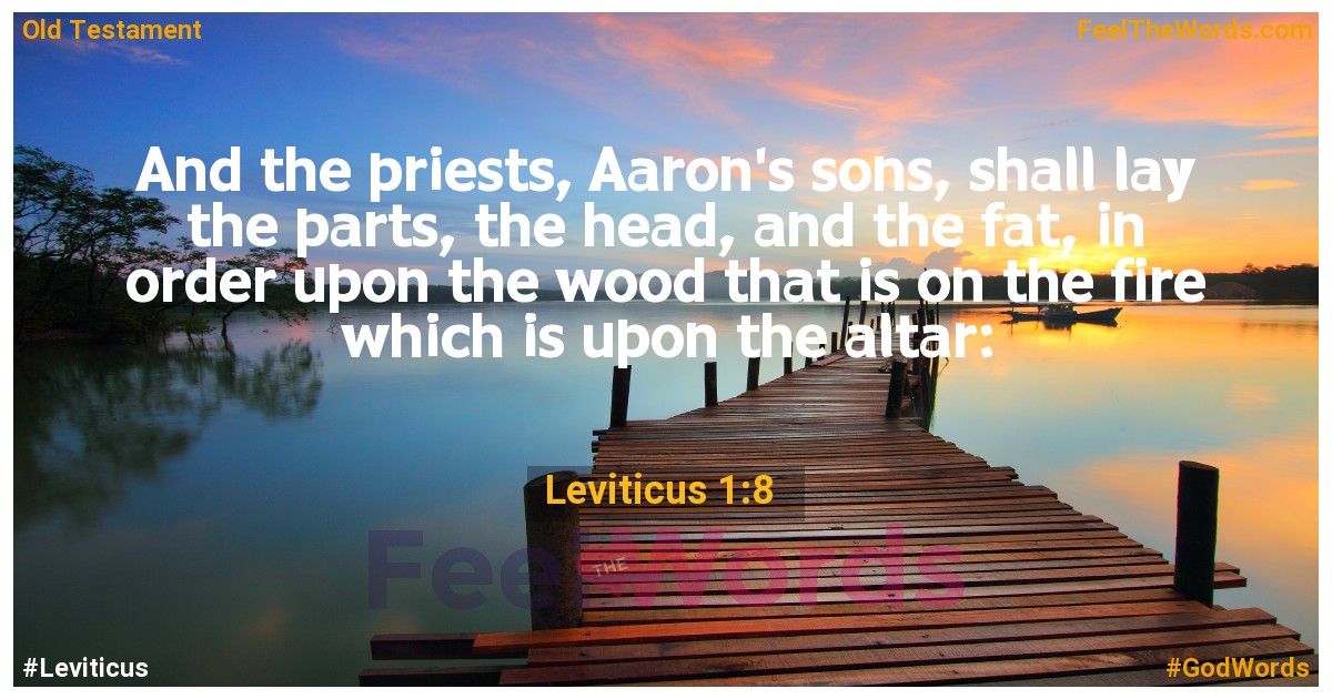 Leviticus 1:8