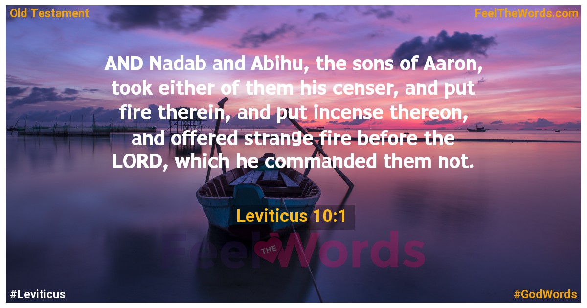 Leviticus 10:1