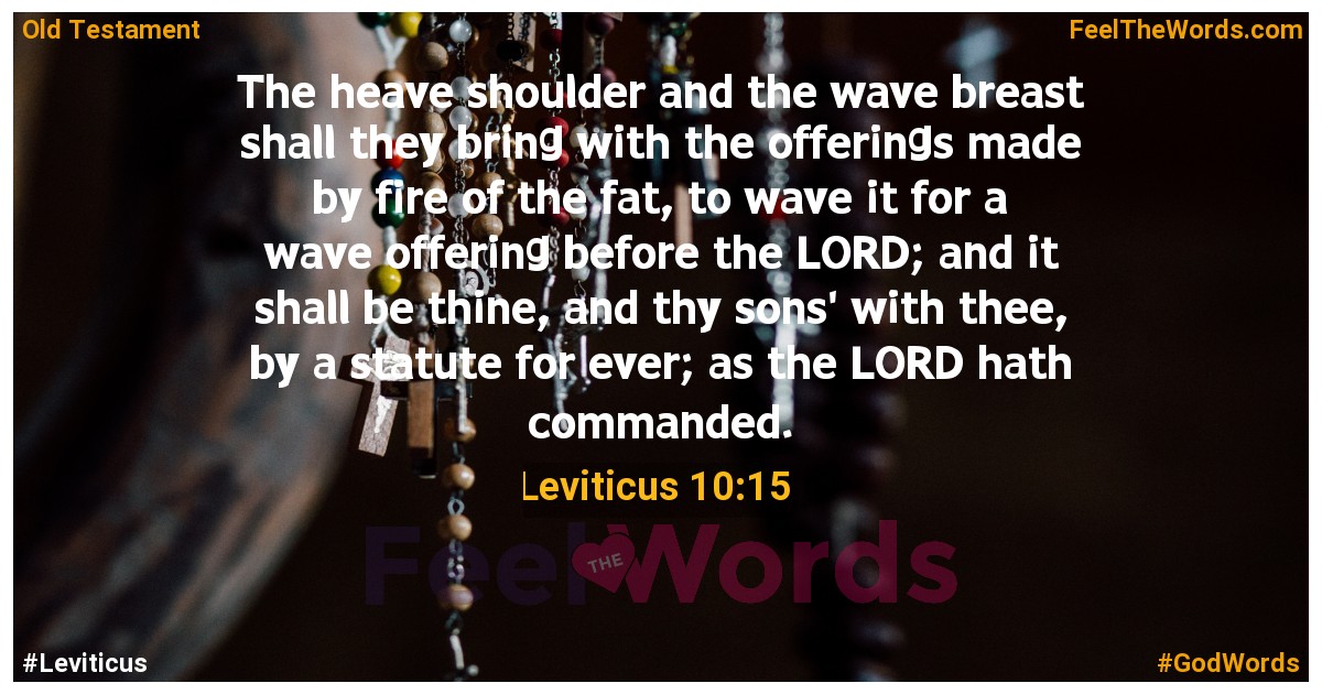 Leviticus 10:15