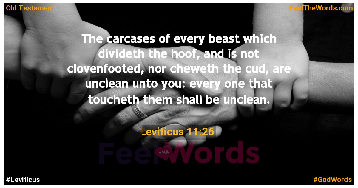 Leviticus 11:26