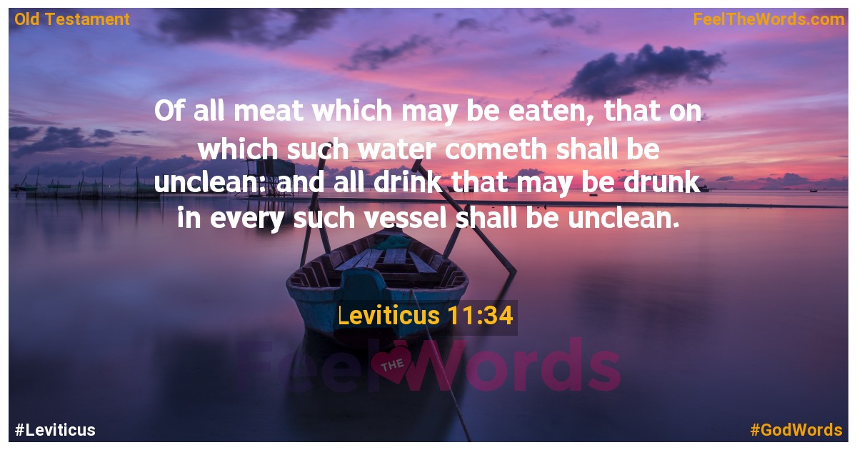 Leviticus 11:34