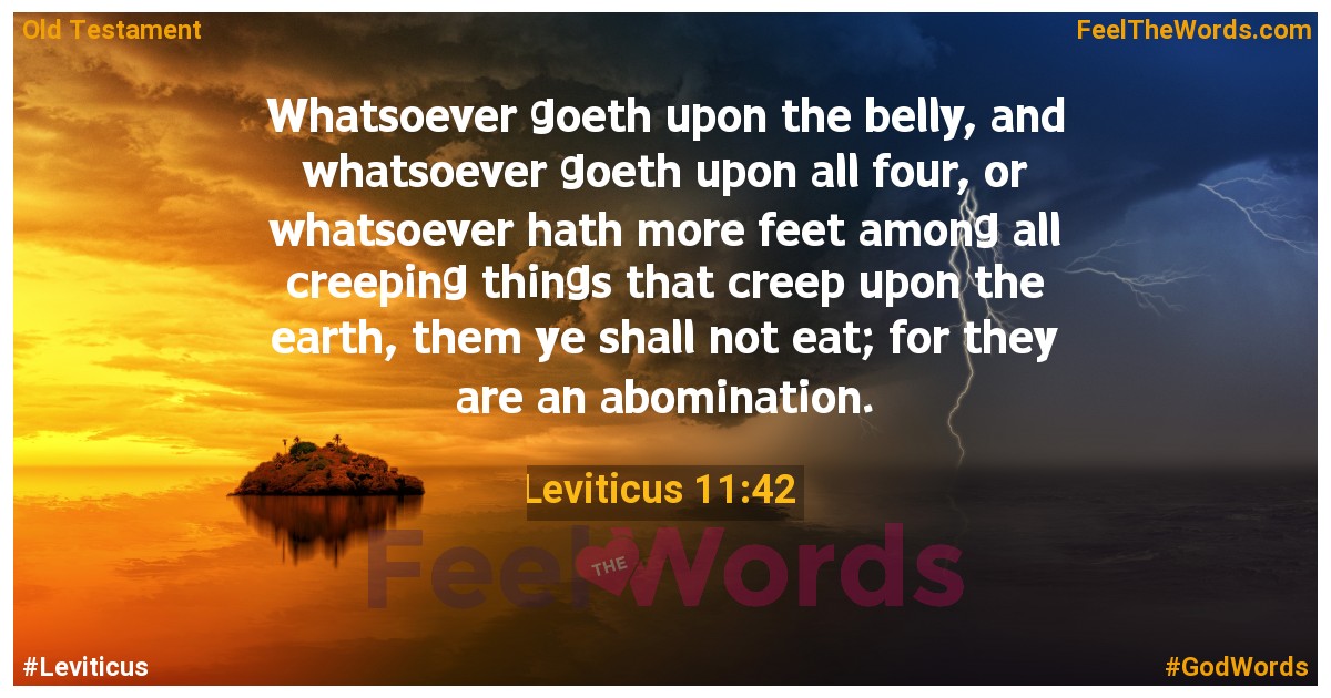 Leviticus 11:42