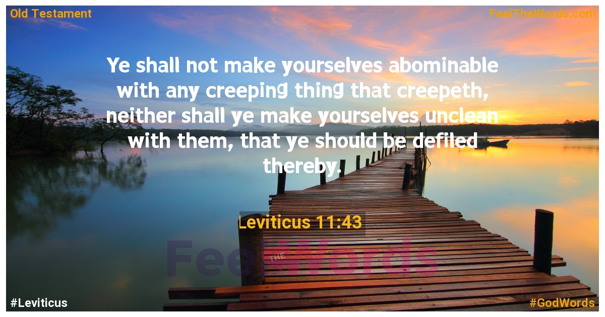Leviticus 11:43