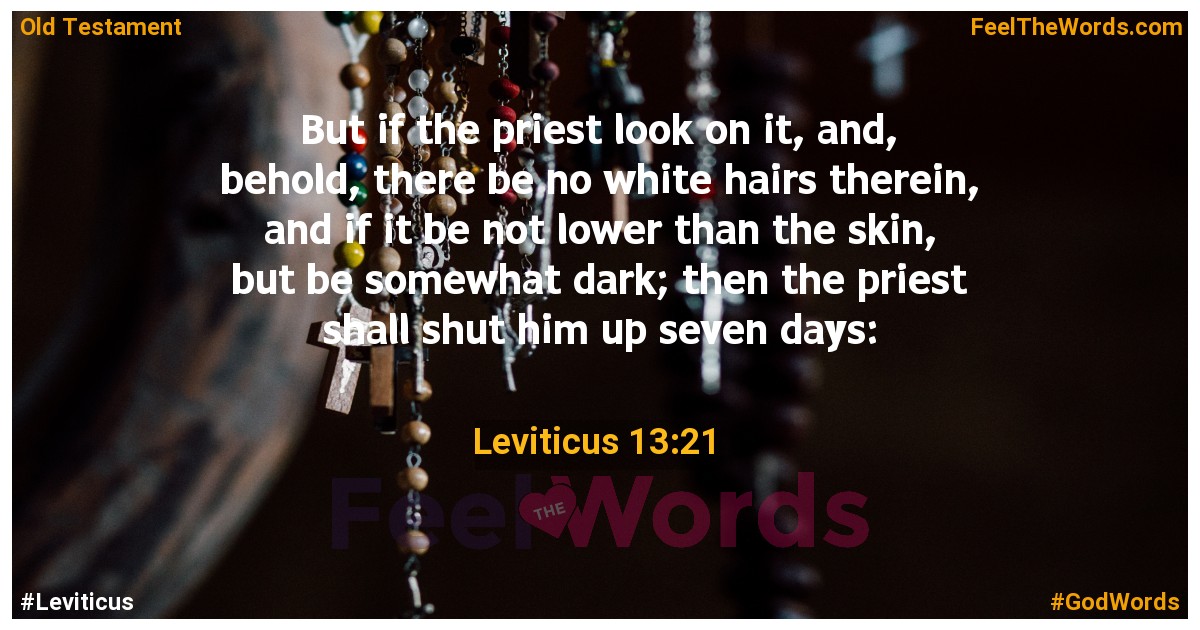 Leviticus 13:21
