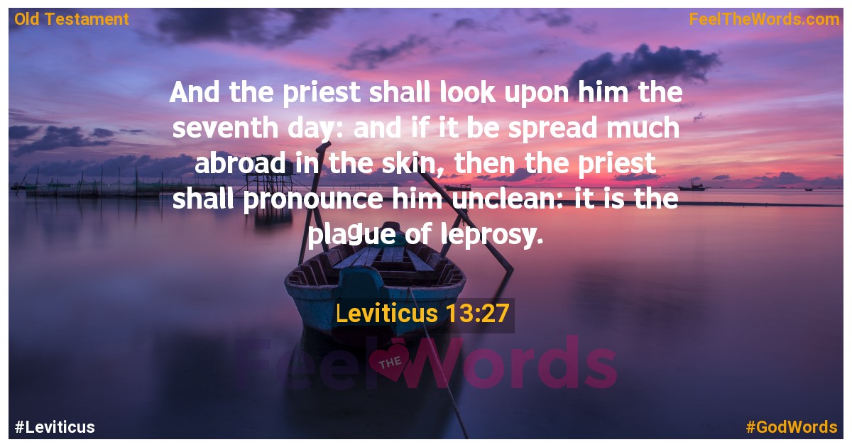 Leviticus 13:27