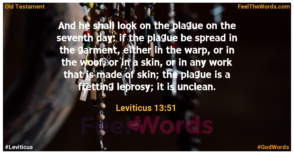 Leviticus 13:51