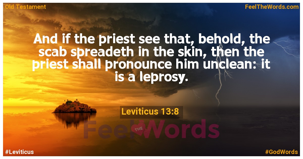 Leviticus 13:8