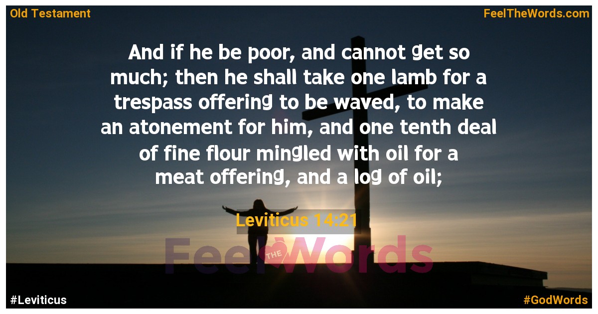 Leviticus 14:21