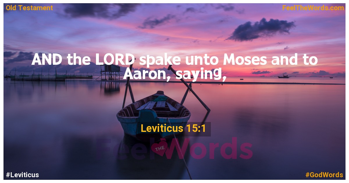Leviticus 15:1