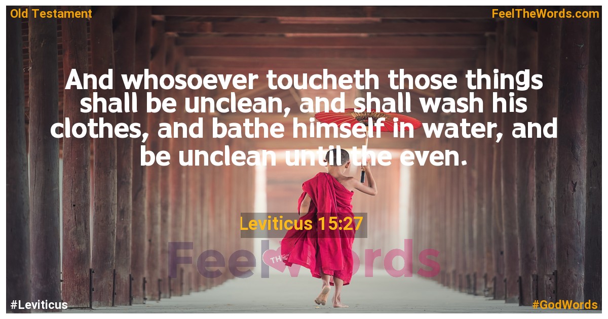 Leviticus 15:27