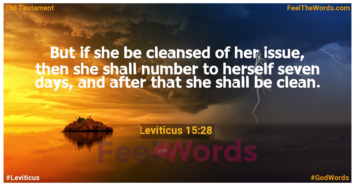 Leviticus 15:28