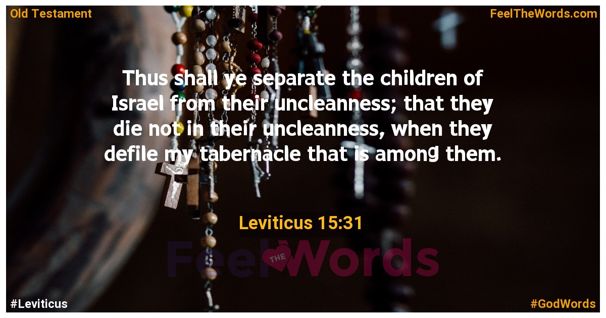 Leviticus 15:31