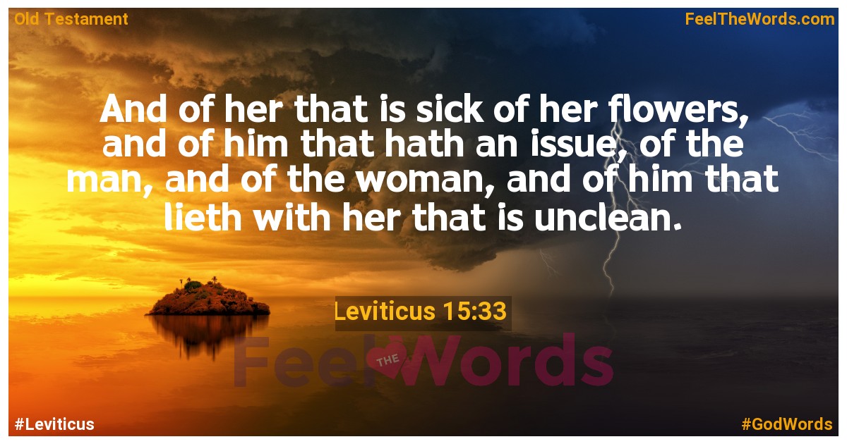 Leviticus 15:33