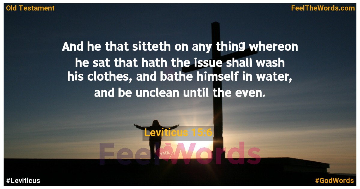 Leviticus 15:6
