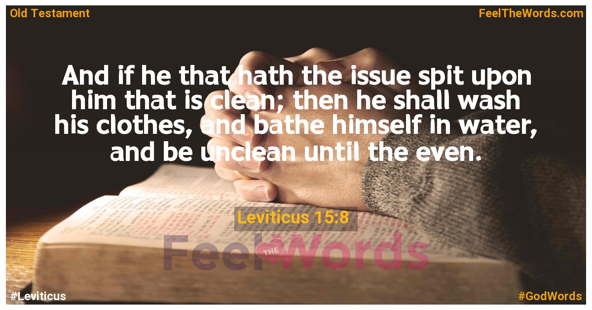 Leviticus 15:8