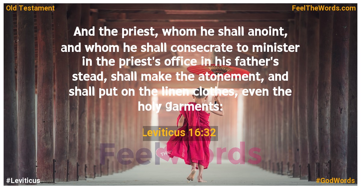 Leviticus 16:32